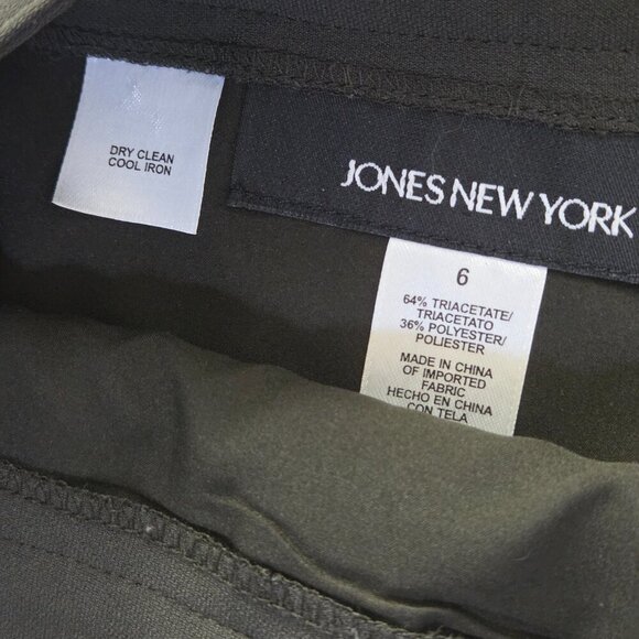 Jones New York Black Mermaid Maxi Skirt | Flared Gored Workwear | Size 6 - Picture 7 of 7